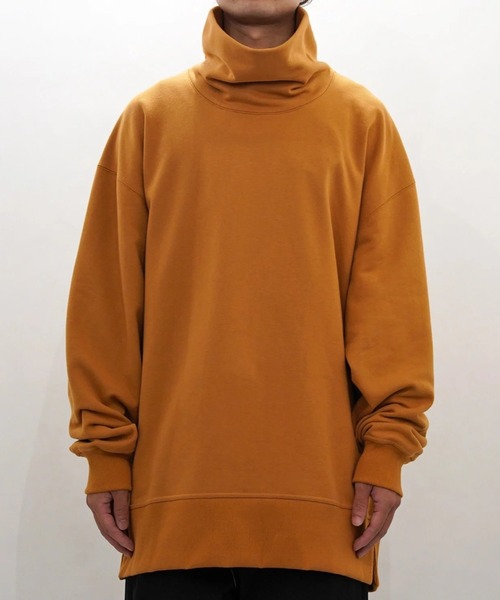 VOAAOV(ヴォアーブ)の「【VOAAOV】 URAKE Hight Neck Sweatshirt(スウェット・メンズ・グリーン/ブラック/グレー/ライトブラウン・2/1)」の3枚目の写真