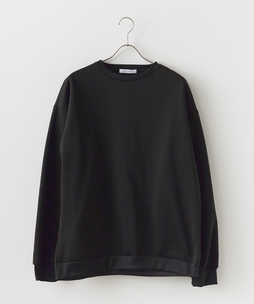 ROOPTOKYO（ループトウキョウ）の「ベーシック クルーリブスウェット ルーズシルエット（スウェット・メンズ・ベージュ/チャコール/アッシュ/サックスブルー/ブラック・L/XL/M）」の6枚目の写真