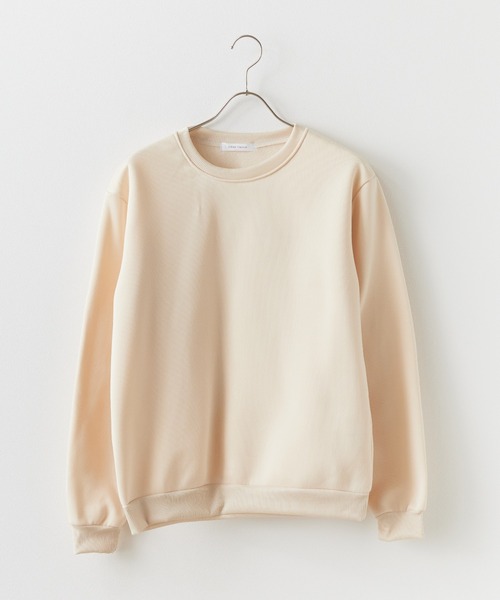 ROOPTOKYO（ループトウキョウ）の「ベーシック クルーリブスウェット ルーズシルエット（スウェット・メンズ・ベージュ/チャコール/アッシュ/サックスブルー/ブラック・L/XL/M）」の21枚目の写真