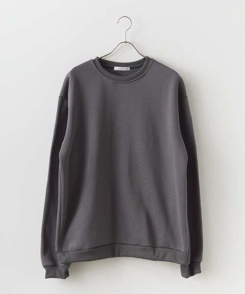 ROOPTOKYO（ループトウキョウ）の「ベーシック クルーリブスウェット ルーズシルエット（スウェット・メンズ・ベージュ/チャコール/アッシュ/サックスブルー/ブラック・L/XL/M）」の16枚目の写真
