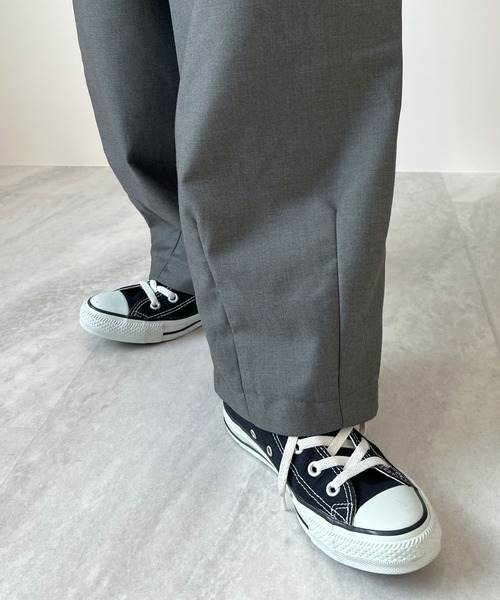 ABYS(アビス)の「ツータックワイドカーブスラックス(スラックス・レディース・グレー/ブラック・LARGE/MEDIUM)」の14枚目の写真