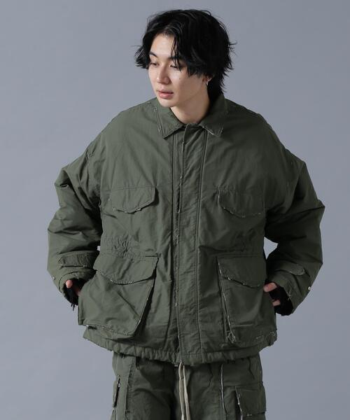 DANKE SCHON(ダンケシェーン)の「Dankeschon/ダンケシェーン/ボンディング M-65(ミリタリージャケット・メンズ・カーキ/ブラック/ホワイト・M/L)」の3枚目の写真