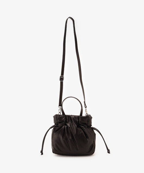 Afternoon Tea（アフタヌーンティー）の「パデッドショルダーバッグ（ショルダーバッグ・レディース・ブラック/シルバー・ONE SIZE）」の7枚目の写真