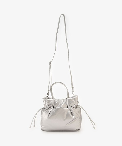 Afternoon Tea（アフタヌーンティー）の「パデッドショルダーバッグ（ショルダーバッグ・レディース・ブラック/シルバー・ONE SIZE）」の12枚目の写真