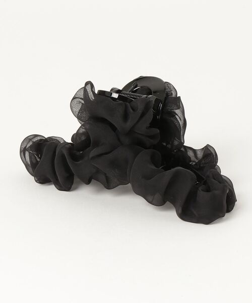 RUBY AND YOU（ルビーアンドユー）の「［select］シフォン ヘアクリップ（バレッタ/ヘアクリップ・レディース・ピンク/グレー/アイボリー/ブラック・FREE）」の5枚目の写真