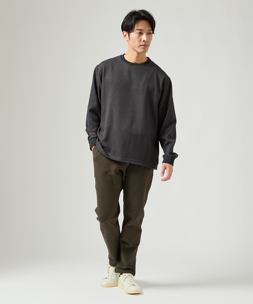 B.C STOCK（ベーセーストック）の「TWILL MOVING ストレッチイージーパンツ（その他パンツ・メンズ・ブラック/グレー/ブラウン・SMALL/MEDIUM/LARGE/X-LARGE）」の11枚目の写真