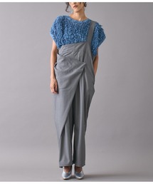 Settimissimo | ワンショルダードレープデザインオールインワン(サロペット/オーバーオール)