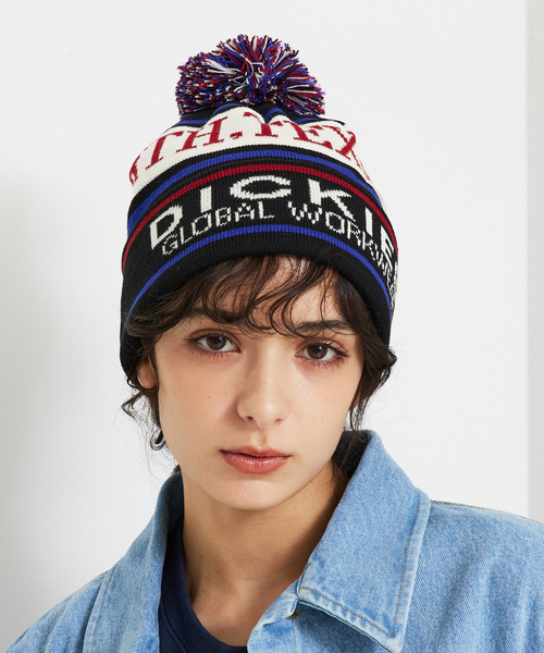 Dickies(ディッキーズ)の「【Dickes /ディッキーズ】DK EX JACQUARD KNIT WATCH(ニットキャップ/ビーニー・メンズ・エンジ/ベージュ/ブルー/ブラック・フリー)」の2枚目の写真
