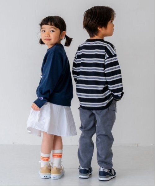 and D. petit main(アンドディープティマイン)の「ナイロンカーゴスカート(スカート・キッズ・カーキ/ブラック/ホワイト・100cm/110cm/120cm/130cm/140cm/150cm)」の7枚目の写真
