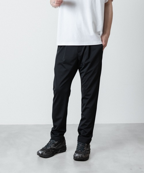 ATTACHMENT(アタッチメント)の「【 直営店・ZOZOTOWN限定 】ルカマットツイスト レギュラーフィット イージートラウザーズ / LUCA MATTE TWIST REGULAR FIT EAST TROUSERS(スラックス・メンズ・ブラック/ダークカーキ/ネイビー・1/2/3)」の12枚目の写真