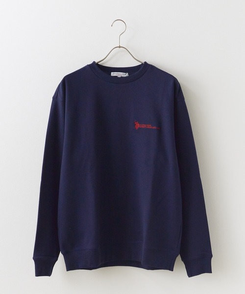 U.S. POLO ASSN.(ユーエスポロアッスン)の「U.S. POLO ASSN./ユーエスポロアッスン クルーネックスウェット(スウェット・メンズ・オートミール/ネイビー/アイボリー/ブラック・M/L/LL)」の4枚目の写真