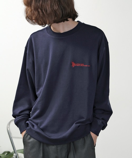U.S. POLO ASSN.(ユーエスポロアッスン)の「U.S. POLO ASSN./ユーエスポロアッスン クルーネックスウェット(スウェット・メンズ・オートミール/ネイビー/アイボリー/ブラック・M/L/LL)」の15枚目の写真