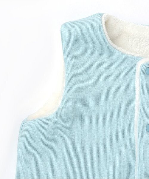 sense of wonder（センスオブワンダー）の「キューフォーザズーテディベアベスト（ベスト・キッズ・キナリ/ライトブルー・70-90cm）」の5枚目の写真