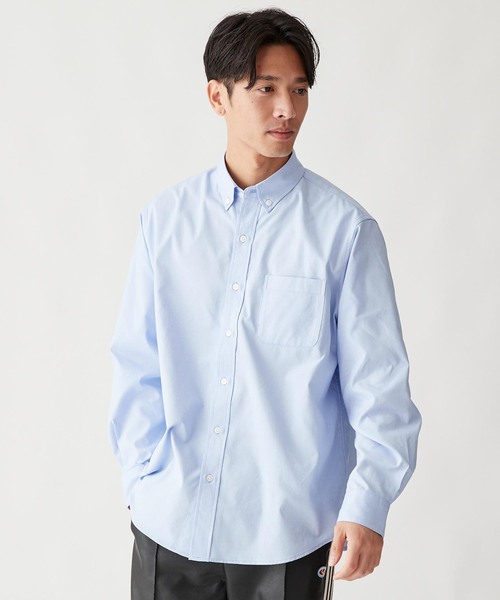 【セール】CAVE OX BIG ボタンダウンシャツ（シャツ/ブラウス）｜B.C STOCK（ベーセーストック）