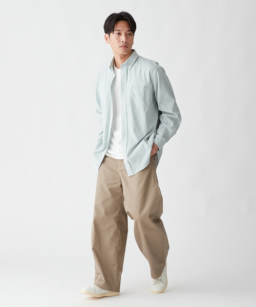 【セール】CAVE OX BIG ボタンダウンシャツ（シャツ/ブラウス）｜B.C STOCK（ベーセーストック）