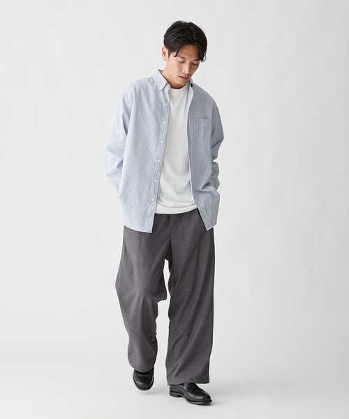 【セール】CAVE OX BIG ボタンダウンシャツ（シャツ/ブラウス）｜B.C STOCK（ベーセーストック）