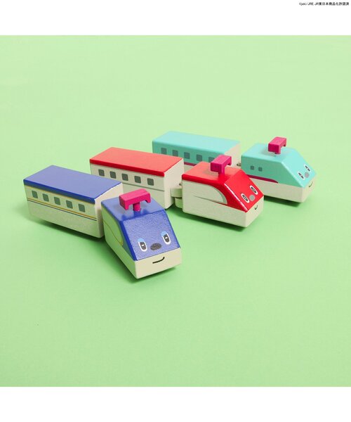 Ampersand(アンパサンド)の「とれたんず 木の列車(おもちゃ・キッズ・エメラルド/ブルー/レッド・FREE)」の6枚目の写真