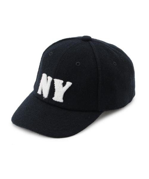 green label relaxing（グリーンレーベルリラクシング）の「GLRメルトンキャップNY（キャップ・キッズ・ネイビー・50-52cm/52-54cm）」の8枚目の写真