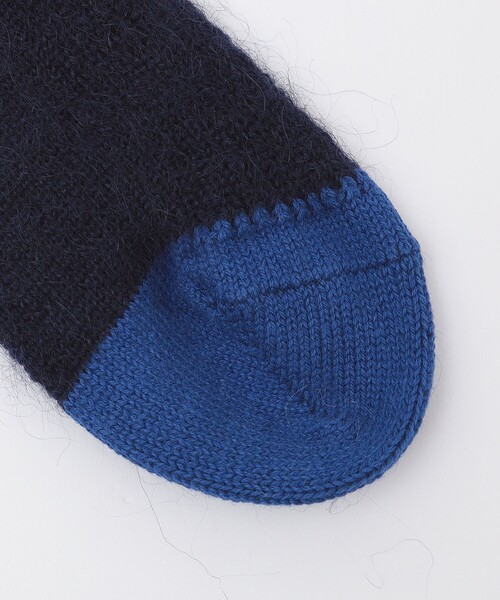 ROSTER SOX(ロスターソックス)の「ROSTER SOX: MO(ソックス/靴下・メンズ・ネイビー/ホワイト・ONE SIZE)」の5枚目の写真
