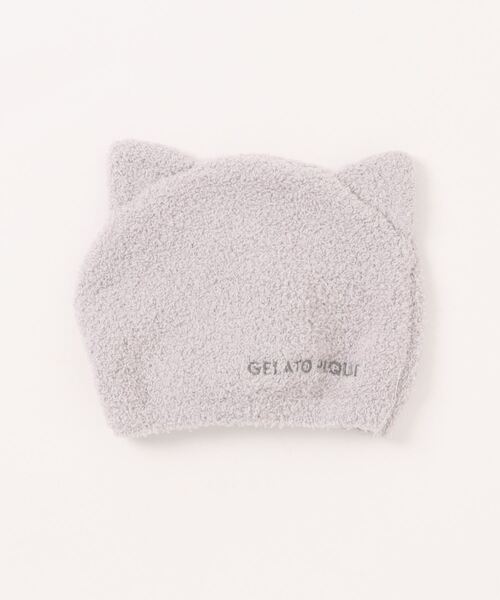 gelato pique(ジェラートピケ)の「【BABY】ベビモコキャットキャップ(その他ベビー用品・キッズ・グレー/ベージュ・FREE)」の9枚目の写真