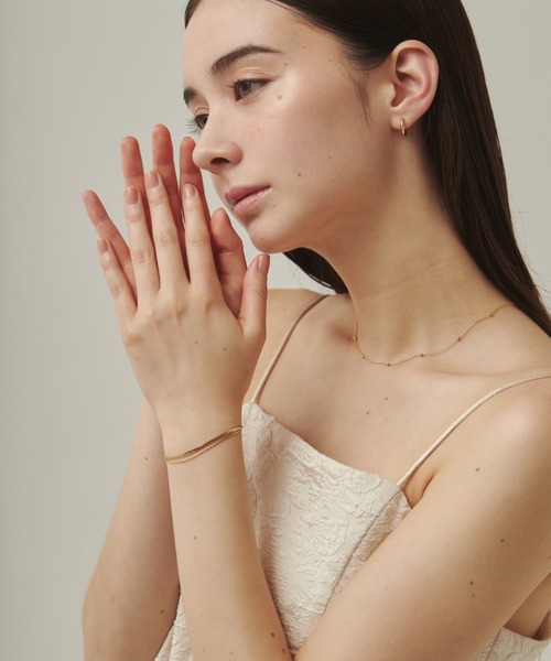 ciite'（シーテ）の「layered narrow bracelet / レイヤード ナロー ブレスレット（ブレスレット・レディース・ゴールド/シルバー・FREE）」の8枚目の写真