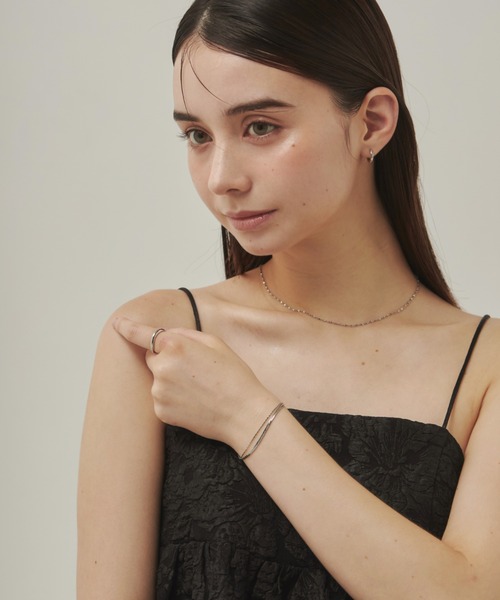 ciite'（シーテ）の「layered narrow bracelet / レイヤード ナロー ブレスレット（ブレスレット・レディース・ゴールド/シルバー・FREE）」の11枚目の写真