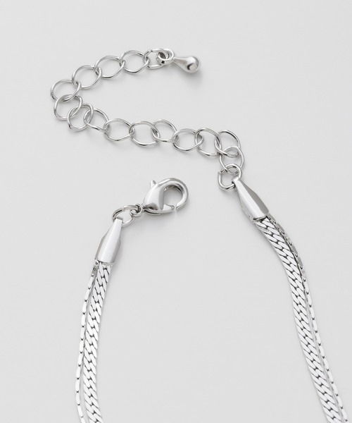 ciite'（シーテ）の「layered narrow bracelet / レイヤード ナロー ブレスレット（ブレスレット・レディース・ゴールド/シルバー・FREE）」の5枚目の写真