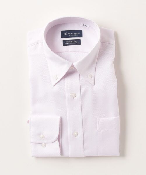 超形態安定ノーアイロン ボタンダウン 長袖ビジネスワイシャツ（ビジネスシャツ）｜TOKYO SHIRTS（トウキョウシャツ）