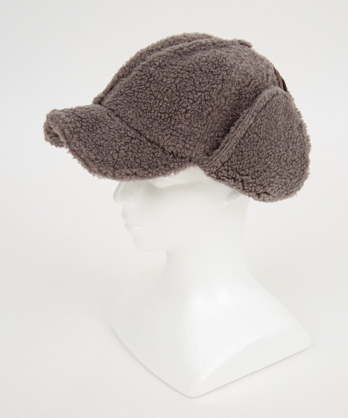 an meets zakka ボアイヤーフラップキャップ / メンズ レディース ユニ