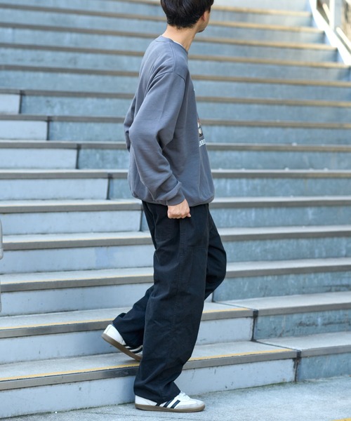 Franklin Climbing（フランクリンクライミング）の「【Franklin Climbing】ビックシルエットウサギスキーロゴクルースウェット（スウェット・メンズ・アイボリー/チャコールグレー/ライトグレー・LARGE/MEDIUM）」の16枚目の写真