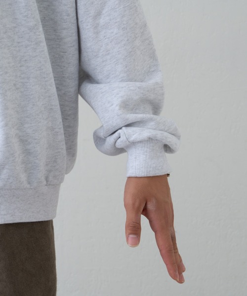 Franklin Climbing（フランクリンクライミング）の「【Franklin Climbing】ビックシルエットウサギスキーロゴクルースウェット（スウェット・メンズ・アイボリー/チャコールグレー/ライトグレー・LARGE/MEDIUM）」の8枚目の写真