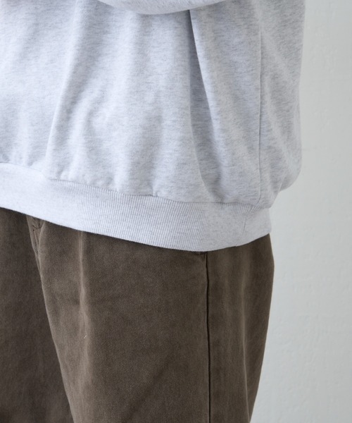 Franklin Climbing（フランクリンクライミング）の「【Franklin Climbing】ビックシルエットウサギスキーロゴクルースウェット（スウェット・メンズ・アイボリー/チャコールグレー/ライトグレー・LARGE/MEDIUM）」の9枚目の写真