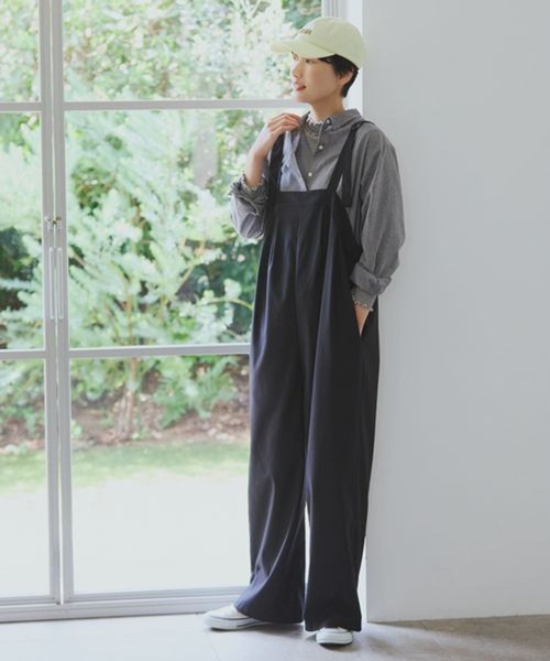 studio CLIP(スタディオクリップ)の「【3シーズンシリーズ】シングルガーゼベーシックシャツ(シャツ/ブラウス・レディース・サックスブルー/ライトグレー/ダークグレー/イエロー・FREE)」の7枚目の写真