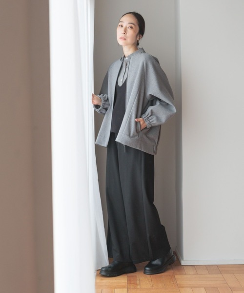 studio CLIP(スタディオクリップ)の「【3シーズンシリーズ】シングルガーゼベーシックシャツ(シャツ/ブラウス・レディース・サックスブルー/ライトグレー/ダークグレー/イエロー・FREE)」の15枚目の写真