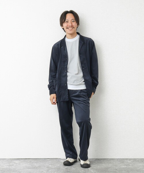 NOLLEY’S(ノーリーズ)の「【WORK ABOUT】トリコットコールイージーワイドパンツ(その他パンツ・メンズ・ベージュ/グレイッシュベージュ/ブラック/ネイビー・M/L/S)」の13枚目の写真
