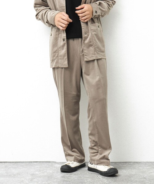 NOLLEY’S(ノーリーズ)の「【WORK ABOUT】トリコットコールイージーワイドパンツ(その他パンツ・メンズ・ベージュ/グレイッシュベージュ/ブラック/ネイビー・M/L/S)」の21枚目の写真