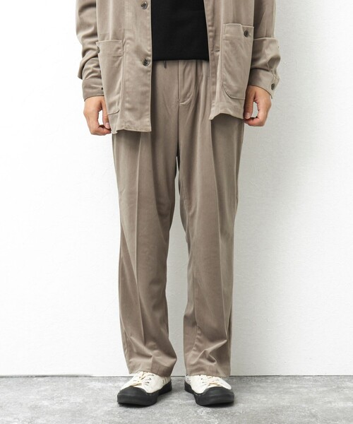 NOLLEY’S(ノーリーズ)の「【WORK ABOUT】トリコットコールイージーワイドパンツ(その他パンツ・メンズ・ベージュ/グレイッシュベージュ/ブラック/ネイビー・M/L/S)」の22枚目の写真