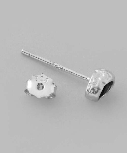ANEMONE（アネモネ）の「メタルフレーム天然石ピアス[silver925]（ピアス（両耳用）・レディース・クリア/ブラウン/ブラック・FREE）」の6枚目の写真