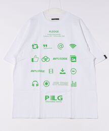 Pledge（プレッジ）の「【pledge】ビッグシルエット　プリントＴシャツ（Tシャツ/カットソー・メンズ）」