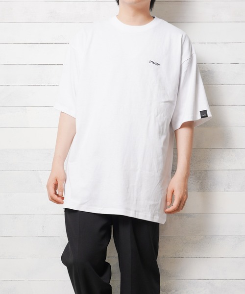 Pledge(プレッジ)の「【pledge】ビッグシルエット プリントTシャツ(Tシャツ/カットソー・メンズ・ホワイト系その他6・MEDIUM/LARGE)」の6枚目の写真