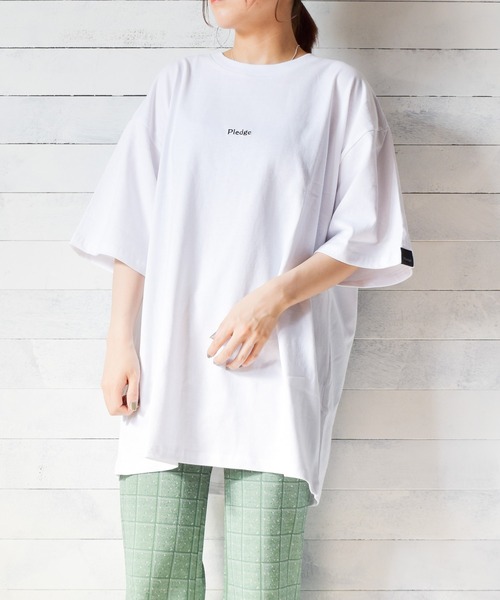 Pledge(プレッジ)の「【pledge】ビッグシルエット プリントTシャツ(Tシャツ/カットソー・メンズ・ホワイト系その他6・MEDIUM/LARGE)」の16枚目の写真