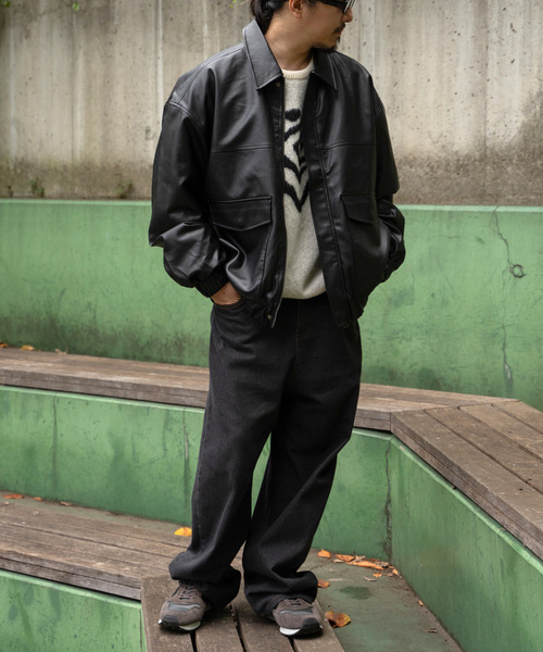 VENCEEXCHANGE（ヴァンスエクスチェンジ）の「A-2合皮ジャケット（その他アウター・メンズ・ブラウン/ブラック・L/M）」の21枚目の写真