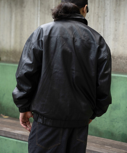 VENCEEXCHANGE（ヴァンスエクスチェンジ）の「A-2合皮ジャケット（その他アウター・メンズ・ブラウン/ブラック・L/M）」の19枚目の写真