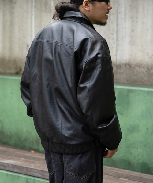 VENCEEXCHANGE（ヴァンスエクスチェンジ）の「A-2合皮ジャケット（その他アウター・メンズ・ブラウン/ブラック・L/M）」の20枚目の写真