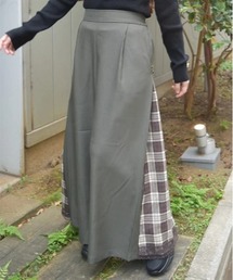 axes femme | 連釦サイドチェック切替パンツ(その他パンツ)