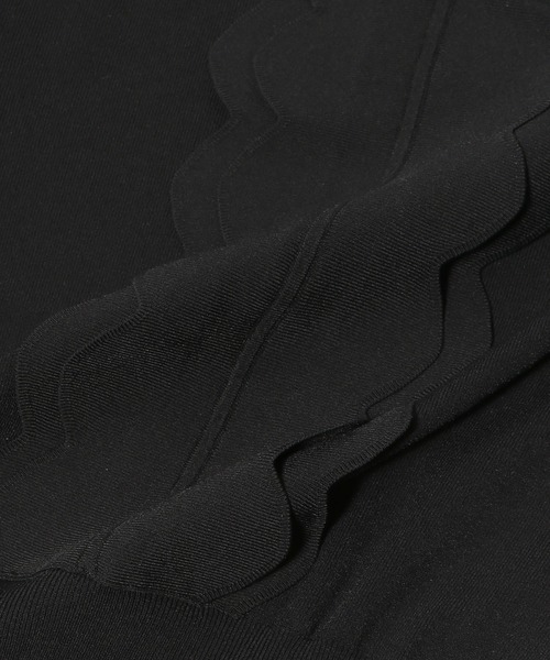ESTNATION エストネーション フリルネックニット ESTNATION（エストネーション）の「ESTNATION / フリルネック