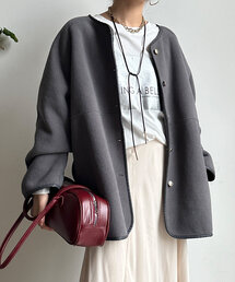 DouDou | リバーシブルボアコート(その他アウター)