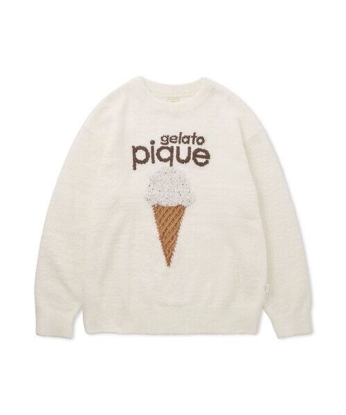 ジェラートピケ ベビモコアイスジャガードプルオーバー& アイス柄ロングパンツ ジェラートピケ gelato pique 【ラッピング済み】ベビモコアイス