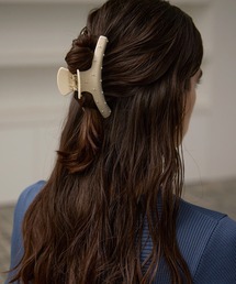 MIELI INVARIANT | Pearl Dot Curve Hair Clip(バレッタ/ヘアクリップ)
