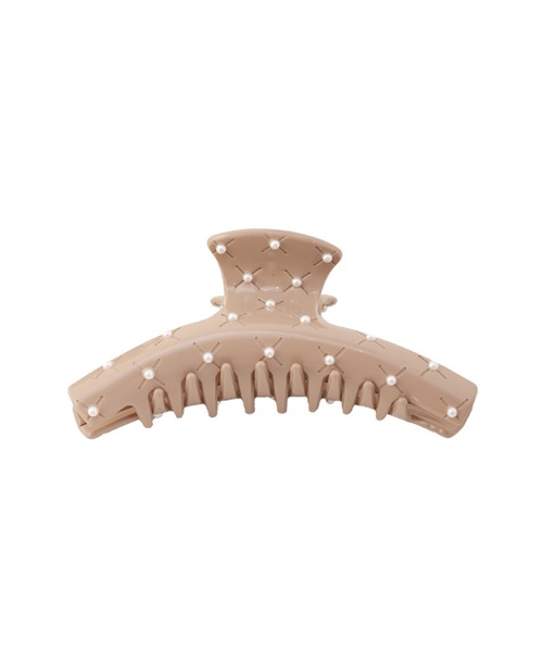 MIELI INVARIANT（ミエリインヴァリアント）の「Pearl Dot Curve Hair Clip（バレッタ/ヘアクリップ・レディース・アイボリー/グレイッシュベージュ/ブラック・FREE）」の10枚目の写真